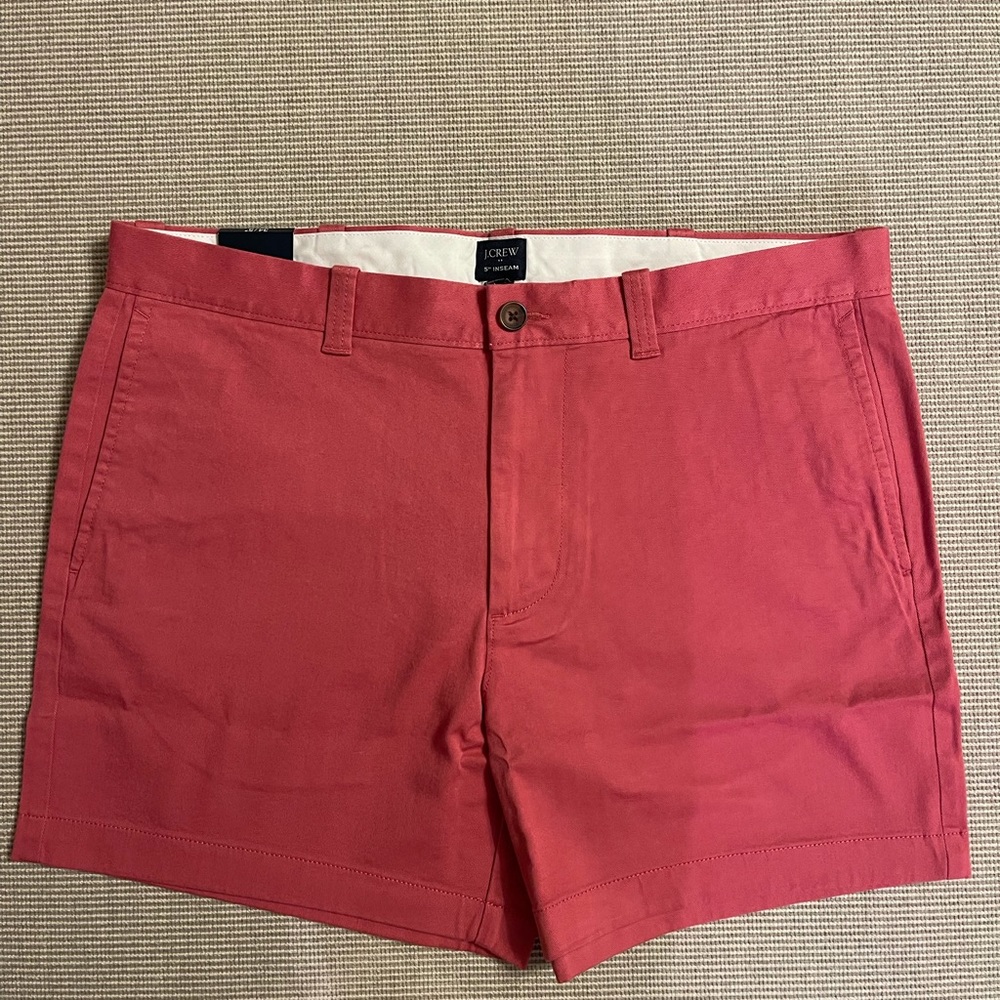 NWT J. Crew Men’s 5” Chino Shorts